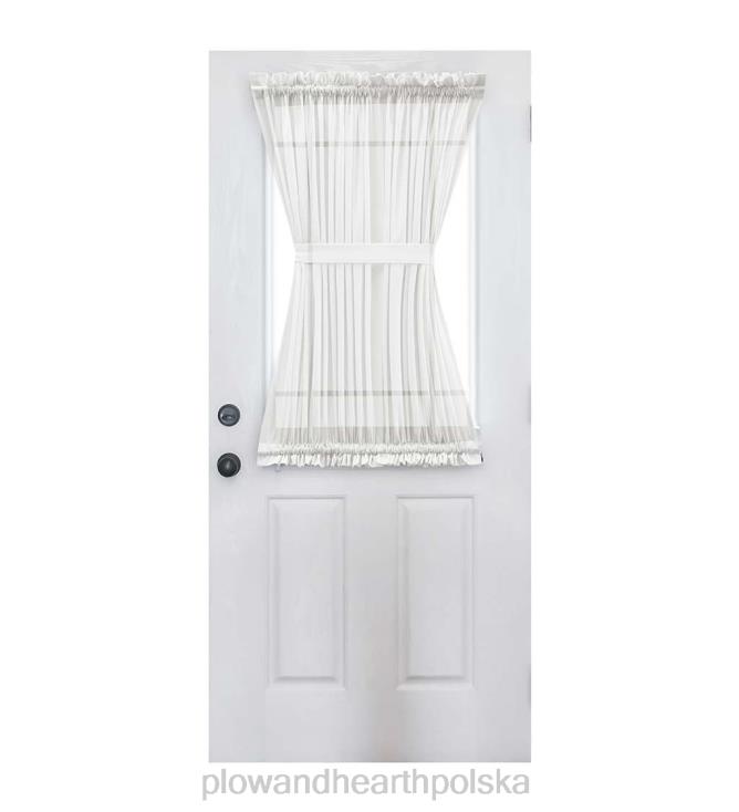 Plow & Hearth Zasłony z kieszeniami na karnisze i wiązaniem w cieniu 02XR62587 artykuły gospodarstwa domowego