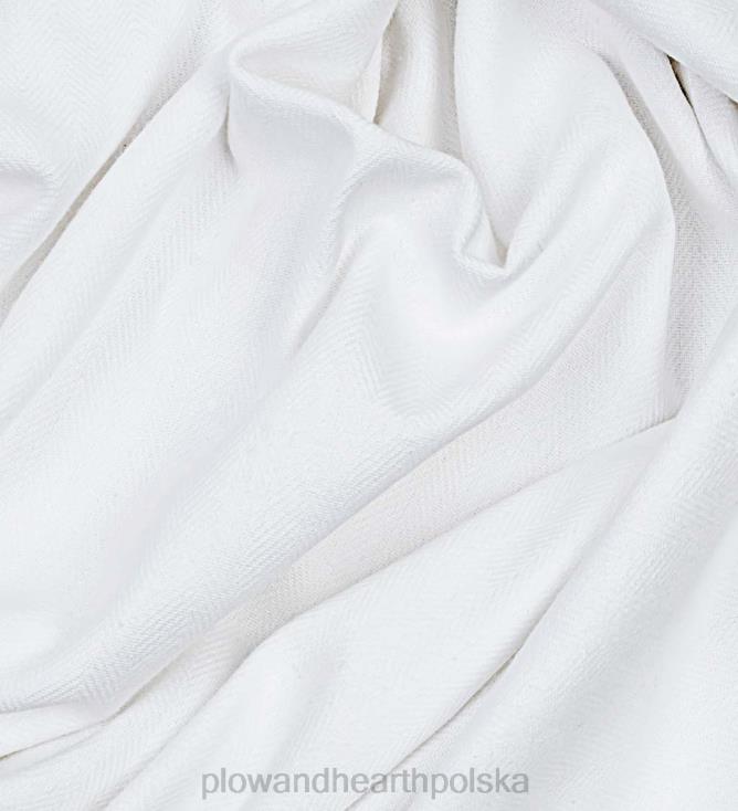 Plow & Hearth bawełniany panel zasłonowy w jodełkę 02XR62577 artykuły gospodarstwa domowego