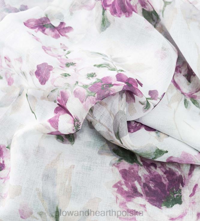 Plow & Hearth fantazyjne, przezroczyste, panelowe zasłony i falbany z kieszeniami na drążki 02XR62600 artykuły gospodarstwa domowego