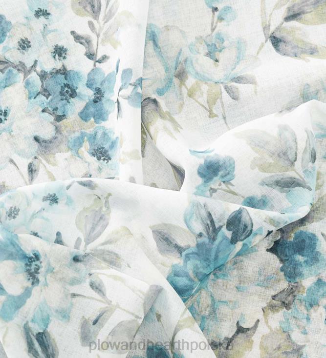 Plow & Hearth fantazyjne, przezroczyste, panelowe zasłony i falbany z kieszeniami na drążki 02XR62600 artykuły gospodarstwa domowego