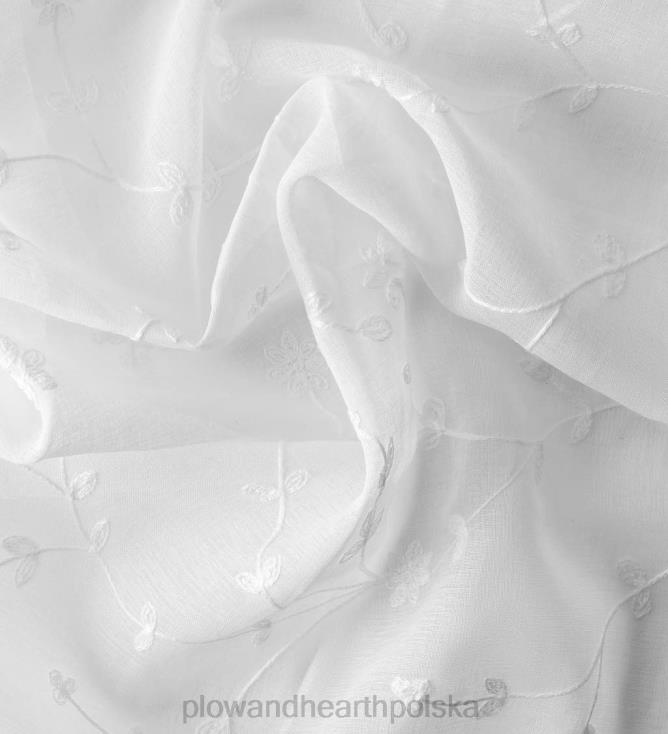 Plow & Hearth przezroczyste zasłony w kwiaty 02XR62604 artykuły gospodarstwa domowego