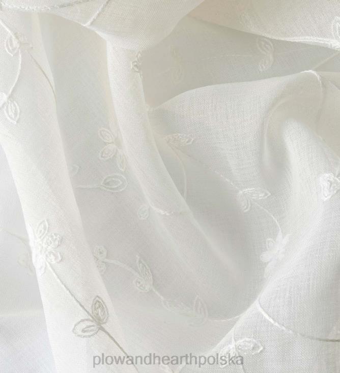 Plow & Hearth przezroczyste zasłony w kwiaty 02XR62604 artykuły gospodarstwa domowego