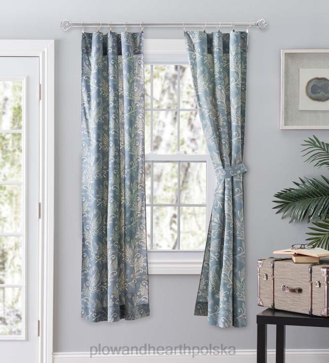 Plow & Hearth zasłony z liści Lexington 02XR62582 artykuły gospodarstwa domowego