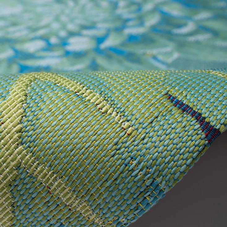 Plow & Hearth Dywan polipropylenowy z chryzantemą do użytku wewnątrz i na zewnątrz 02XR6714 dywaniki i maty