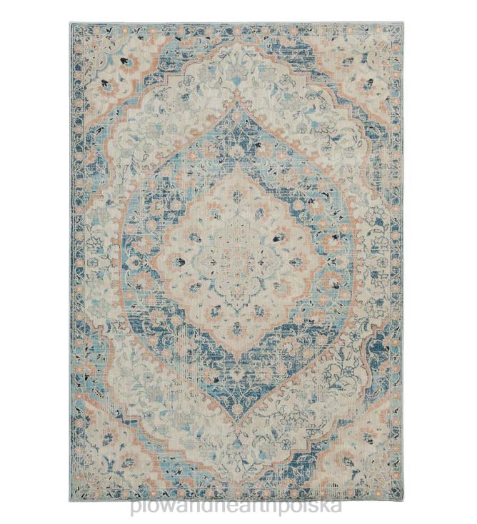 Plow & Hearth Dywan polipropylenowy z adamaszku Silver City 02XR61879 dywaniki i maty