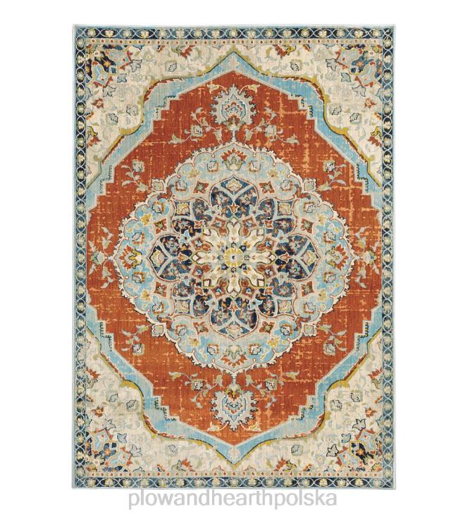 Plow & Hearth Dywan polipropylenowy ze srebrnym medalionem miejskim 02XR61881 dywaniki i maty