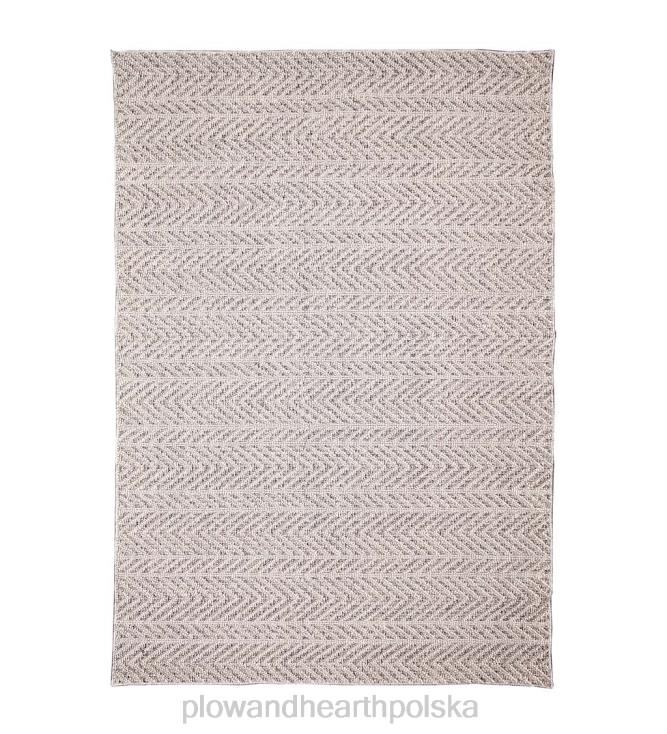 Plow & Hearth Dywan w jodełkę Kitty Hawk do użytku wewnątrz i na zewnątrz 02XR61800 dywaniki i maty