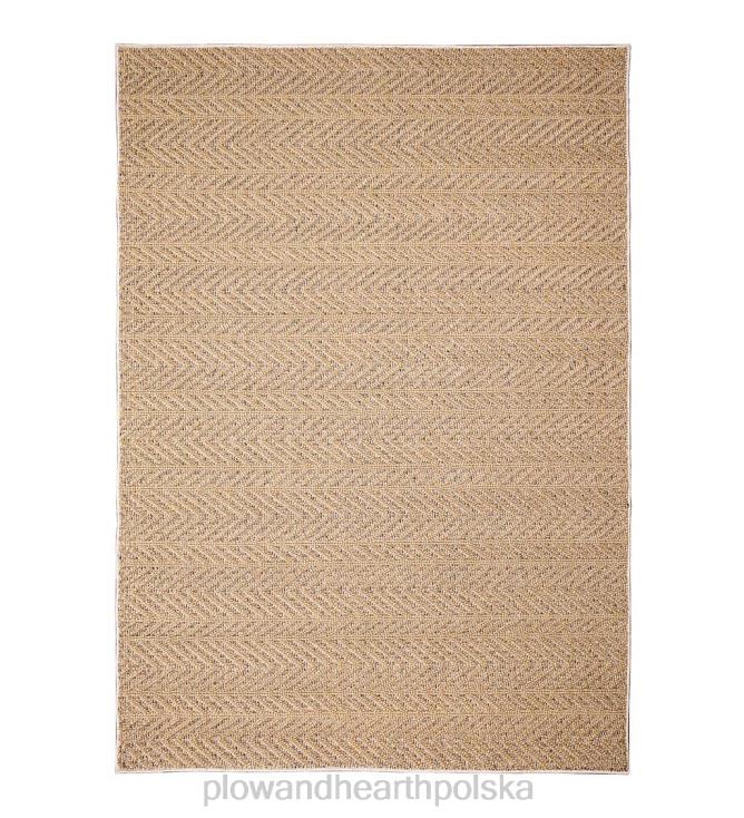 Plow & Hearth Dywan w jodełkę Kitty Hawk do użytku wewnątrz i na zewnątrz 02XR61800 dywaniki i maty