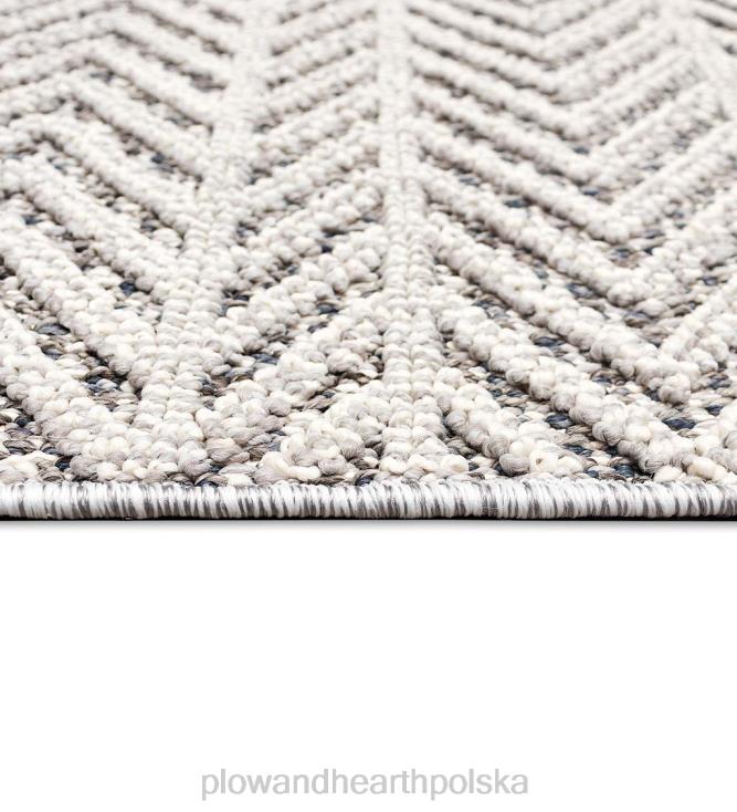 Plow & Hearth Dywan w jodełkę Kitty Hawk do użytku wewnątrz i na zewnątrz 02XR61800 dywaniki i maty