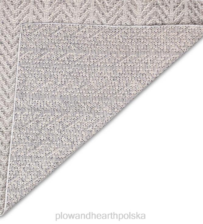 Plow & Hearth Dywan w jodełkę Kitty Hawk do użytku wewnątrz i na zewnątrz 02XR61800 dywaniki i maty