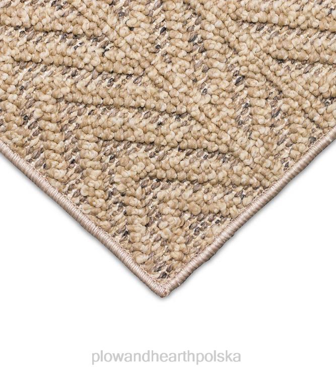 Plow & Hearth Dywan w jodełkę Kitty Hawk do użytku wewnątrz i na zewnątrz 02XR61800 dywaniki i maty