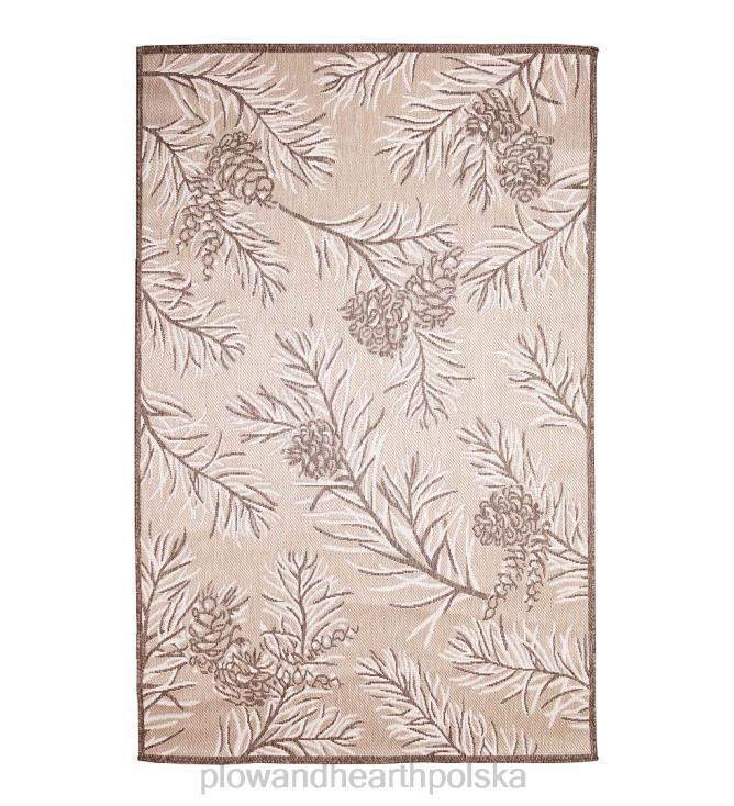 Plow & Hearth Dywan z gaju sosnowego do użytku wewnątrz i na zewnątrz 02XR61817 dywaniki i maty