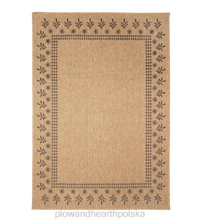 Plow & Hearth Dywan z nadrukiem bloków Toulouse do użytku wewnątrz i na zewnątrz 02XR61798 dywaniki i maty