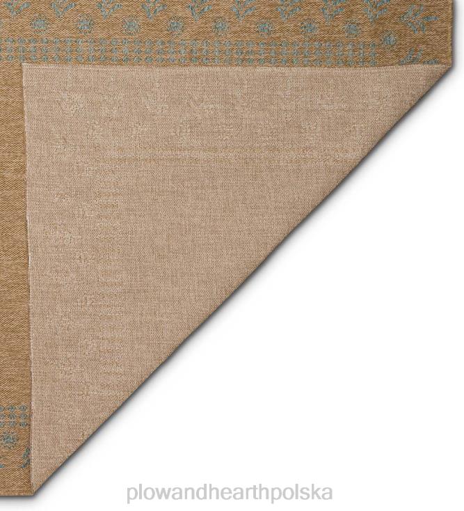 Plow & Hearth Dywan z nadrukiem bloków Toulouse do użytku wewnątrz i na zewnątrz 02XR61798 dywaniki i maty