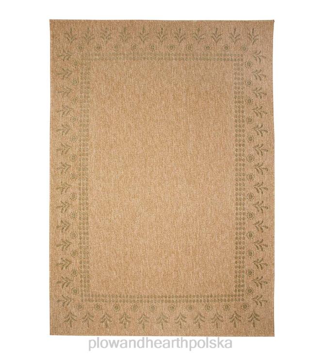 Plow & Hearth Dywan z nadrukiem bloków Toulouse do użytku wewnątrz i na zewnątrz 02XR61798 dywaniki i maty