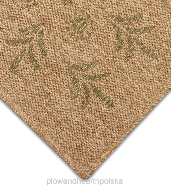 Plow & Hearth Dywan z nadrukiem bloków Toulouse do użytku wewnątrz i na zewnątrz 02XR61798 dywaniki i maty