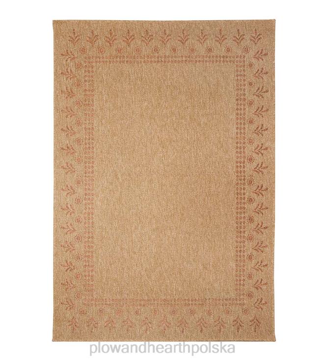 Plow & Hearth Dywan z nadrukiem bloków Toulouse do użytku wewnątrz i na zewnątrz 02XR61798 dywaniki i maty