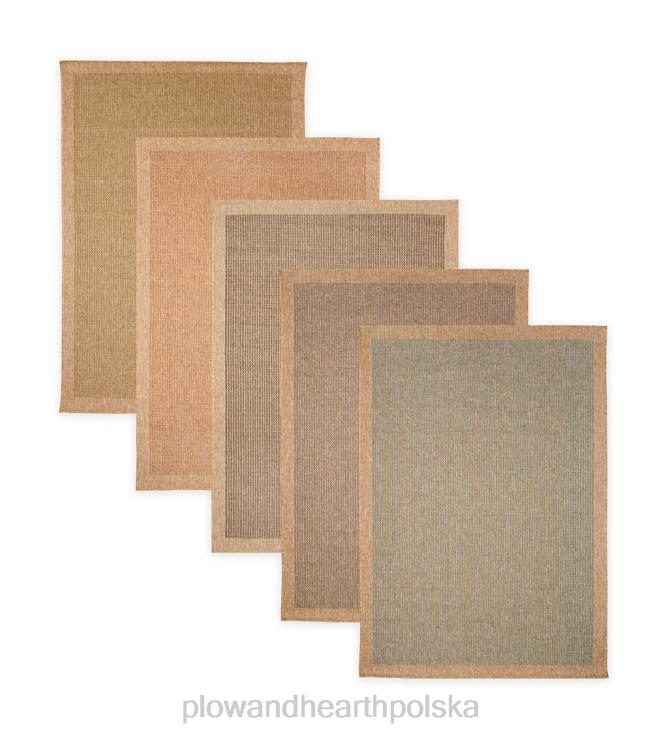 Plow & Hearth Dywan z nadrukiem w kształcie granicy Tuluzy do użytku wewnątrz i na zewnątrz 02XR61799 dywaniki i maty