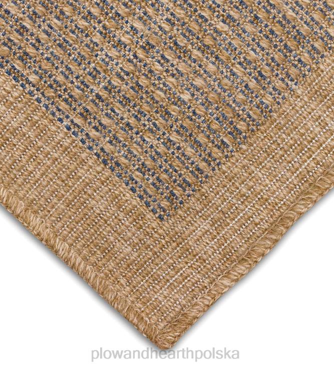 Plow & Hearth Dywan z nadrukiem w kształcie granicy Tuluzy do użytku wewnątrz i na zewnątrz 02XR61799 dywaniki i maty