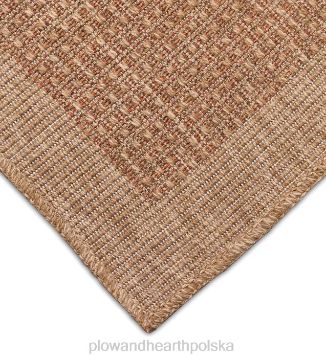 Plow & Hearth Dywan z nadrukiem w kształcie granicy Tuluzy do użytku wewnątrz i na zewnątrz 02XR61799 dywaniki i maty