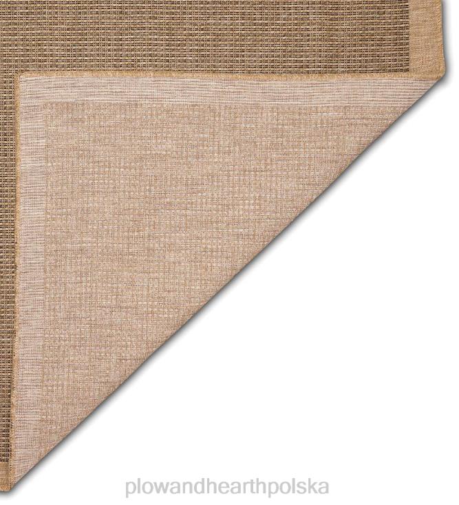 Plow & Hearth Dywan z nadrukiem w kształcie granicy Tuluzy do użytku wewnątrz i na zewnątrz 02XR61799 dywaniki i maty