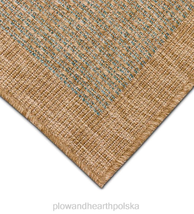 Plow & Hearth Dywan z nadrukiem w kształcie granicy Tuluzy do użytku wewnątrz i na zewnątrz 02XR61799 dywaniki i maty