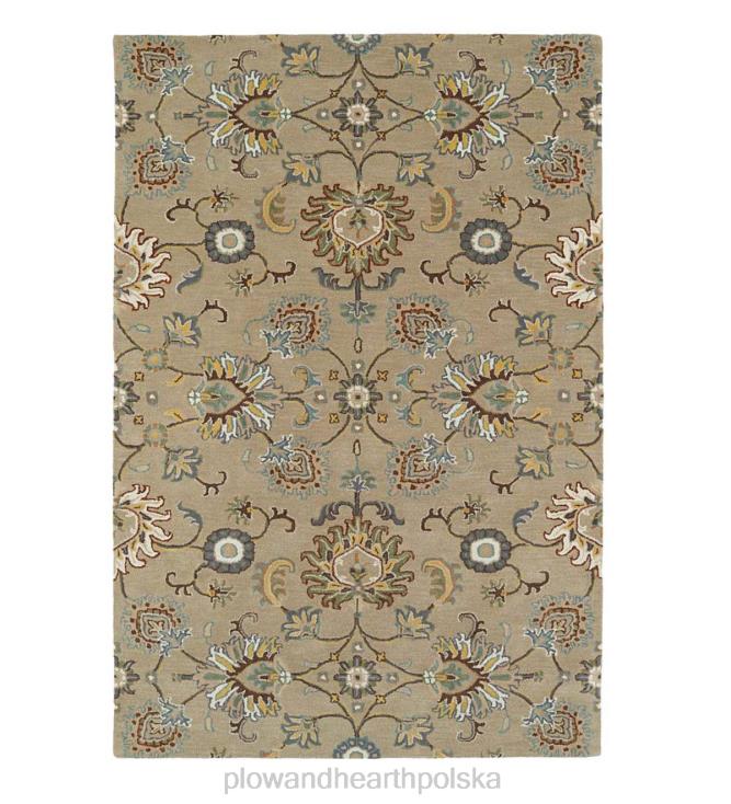 Plow & Hearth Dywan z wełny w kwiaty Lauren 02XR61810 dywaniki i maty