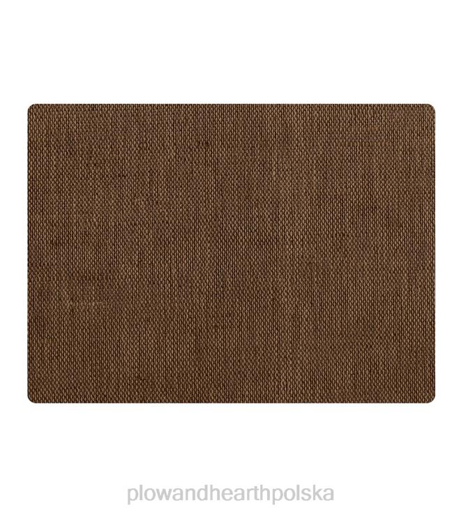 Plow & Hearth Mata na krzesło na biurko Burbury Weave - szara 02XR61782 dywaniki i maty