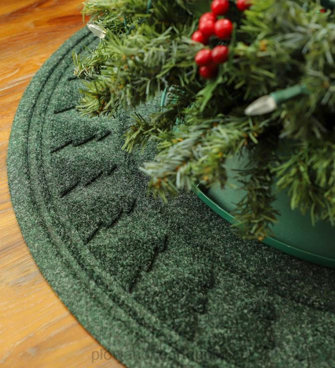 Plow & Hearth Odporna na zalanie mata choinkowa Waterhog - zielona 02XR61922 dywaniki i maty