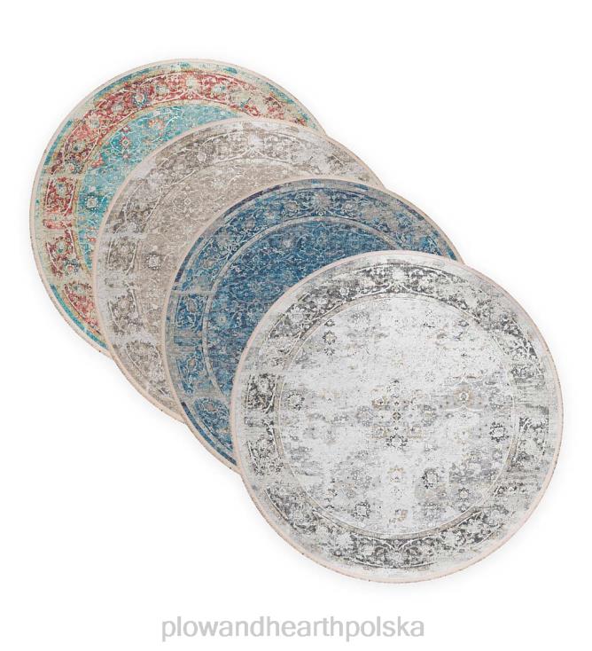 Plow & Hearth Okrągły dywanik Marietta Edge 02XR61806 dywaniki i maty
