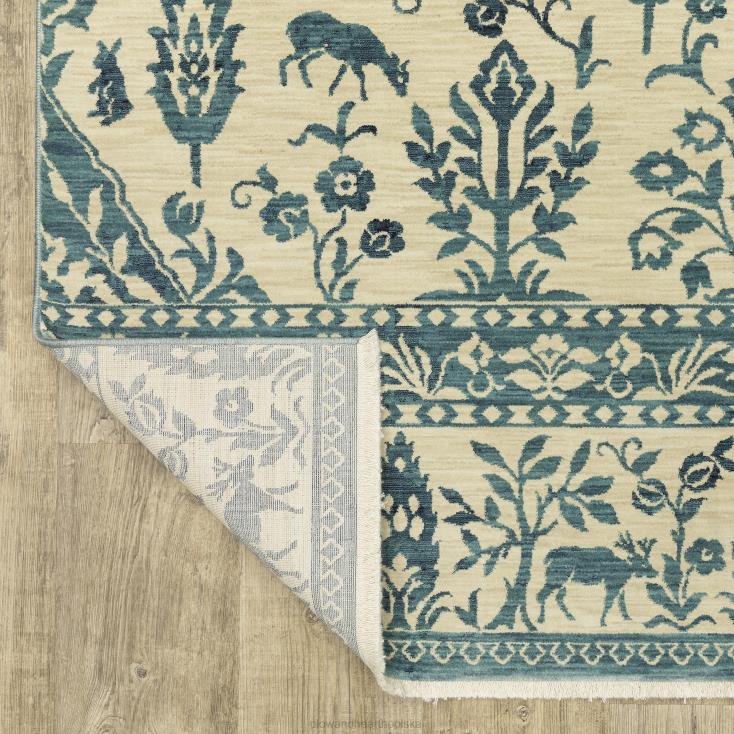 Plow & Hearth Porcelanowy dywanik polipropylenowy Clover Hill 02XR61855 dywaniki i maty