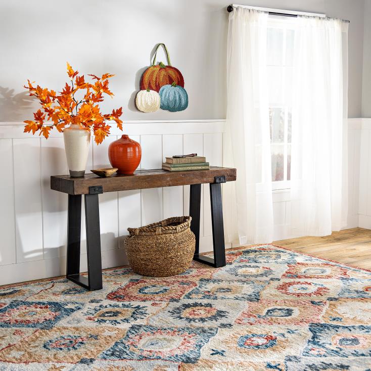 Plow & Hearth Ręcznie tkany dywan wełniany w górskiej dolinie 02XR61867 dywaniki i maty