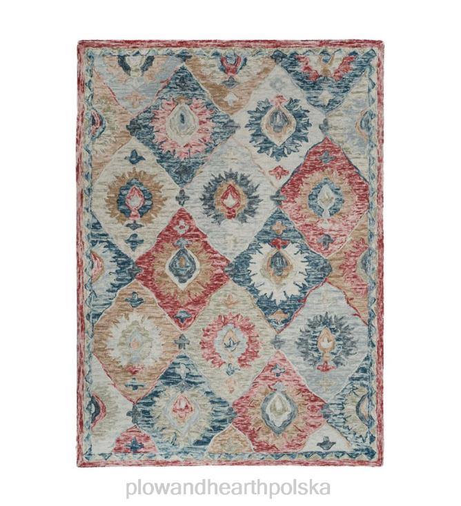 Plow & Hearth Ręcznie tkany dywan wełniany w górskiej dolinie 02XR61867 dywaniki i maty
