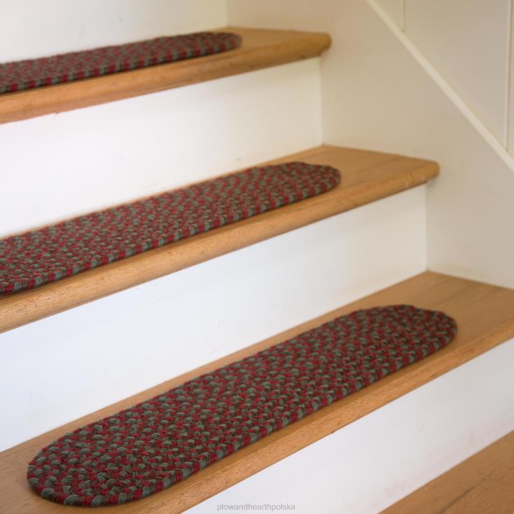 Plow & Hearth amerykański stopień schodów z plecionej wełny Virginia, 8