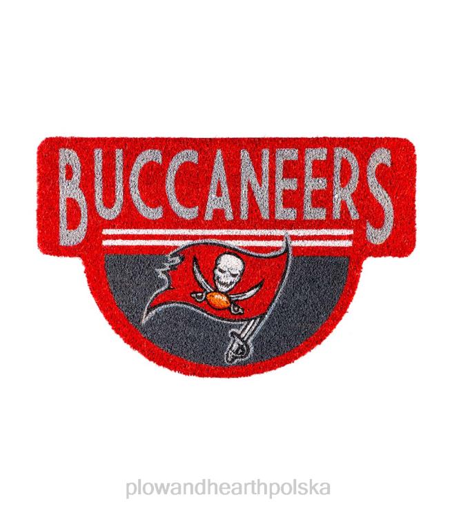 Plow & Hearth Wycieraczka z włókna kokosowego w kształcie nfl - korsarze 02XR61589 dywaniki i maty