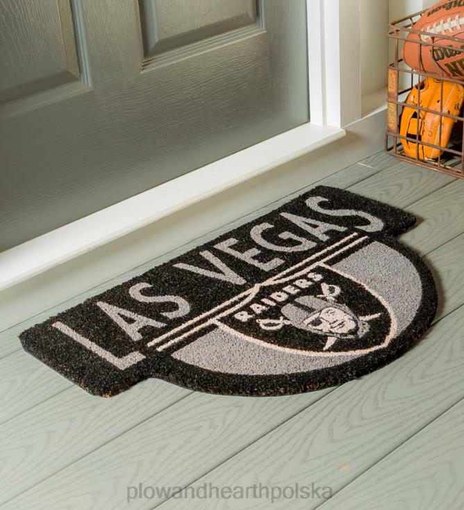 Plow & Hearth Wycieraczka z włókna kokosowego w kształcie nfl - korsarze 02XR61589 dywaniki i maty