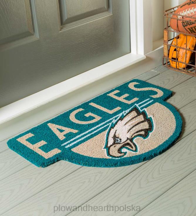 Plow & Hearth Wycieraczka z włókna kokosowego w kształcie nfl - korsarze 02XR61589 dywaniki i maty