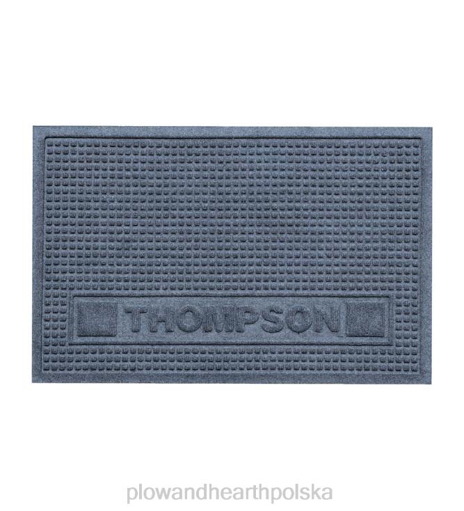 Plow & Hearth spersonalizowana wycieraczka dla zwierząt w kształcie kwadratów świstaka wodnego 02XR61299 dywaniki i maty