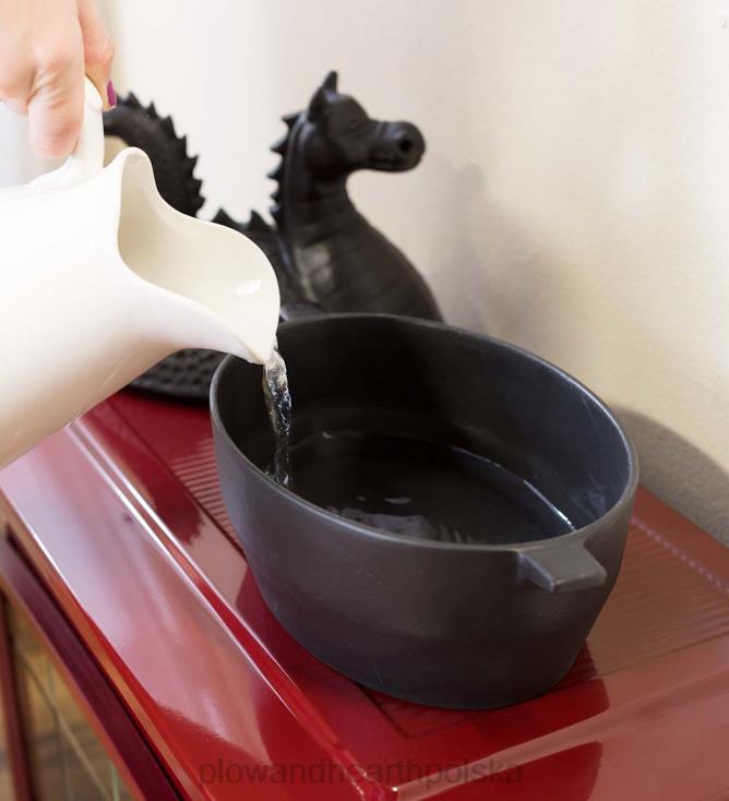 Plow & Hearth Parowiec Dragon na drewno z żeliwa - czarny 02XR62837 Akcesoria