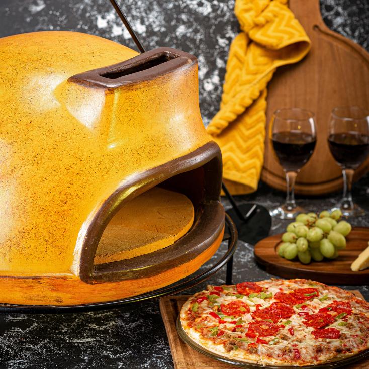 Plow & Hearth Piec do pizzy Talavera Florencia 02XR62945 Akcesoria