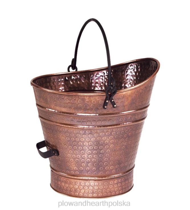 Plow & Hearth żelazny węgiel w wykończeniu w kolorze antycznej miedzi - antyczna miedź 02XR62865 kominek