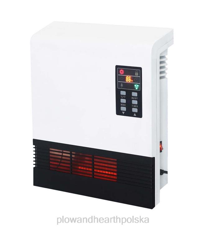 Plow & Hearth Kwarcowy grzejnik komfortowy do montażu na ścianie 02XR62939 kominek