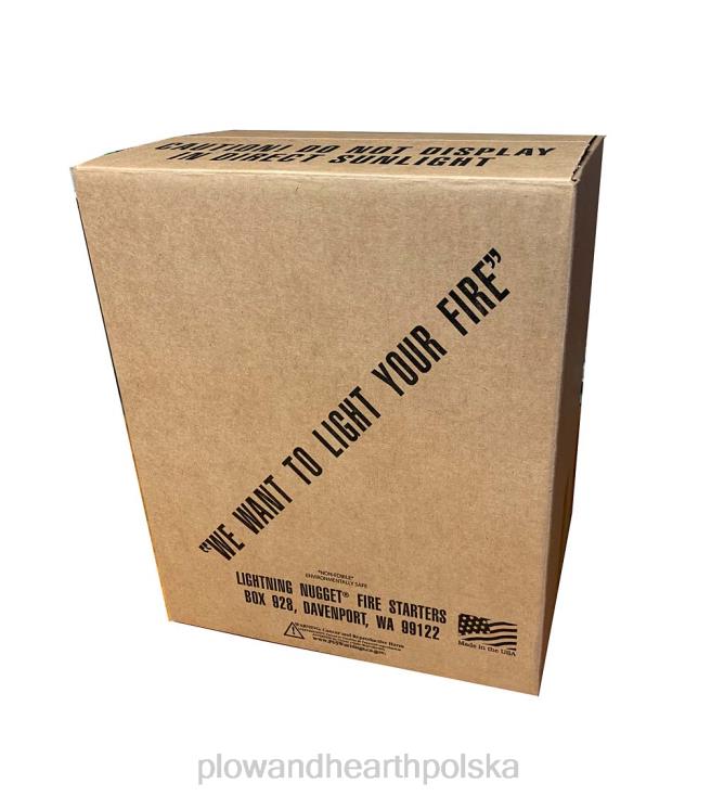 Plow & Hearth Pudełko zawierające 350 bryłek pioruna, podpałki 02XR62712 kominek