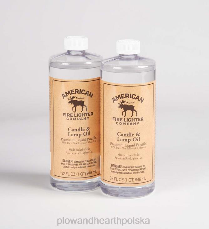 Plow & Hearth amerykański zestaw zapalniczki z czystym olejem do lamp 02XR62710 kominek