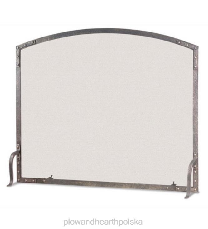 Plow & Hearth kute żelazne ekrany kominkowe ze starego świata, uchwyt na drewno i zestaw narzędzi 02XR62778 kominek