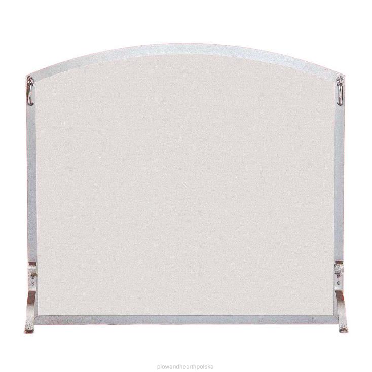 Plow & Hearth mała, niestandardowa płaska osłona z łukowatym blatem - poniżej 1350 cali kwadratowych - polerowany brąz 02XR62926 kominek