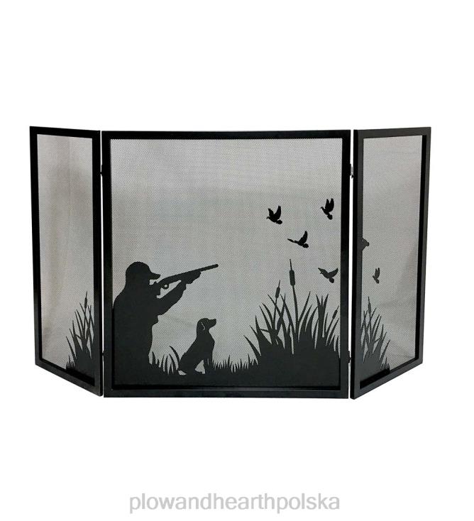 Plow & Hearth potrójna osłona przeciwpożarowa do polowania na kaczki 02XR62918 kominek
