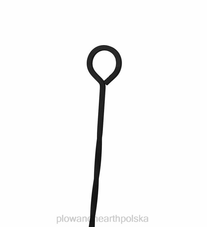 Plow & Hearth Długi, kuty, żelazny widelec do pokera 02XR62786 kominek