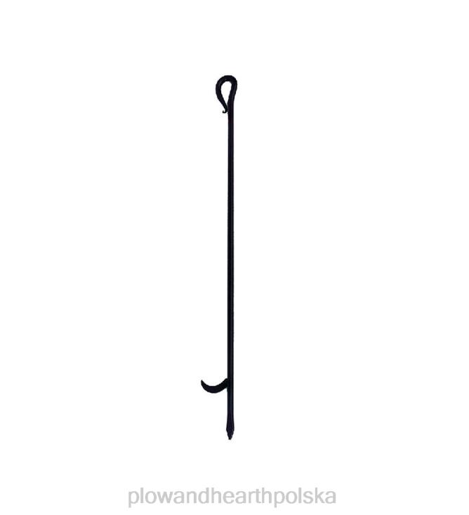 Plow & Hearth pogrzebacz kominkowy z kutego żelaza 02XR62741 kominek