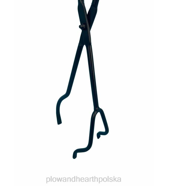 Plow & Hearth szczypce kominkowe z kutego żelaza 02XR62767 kominek